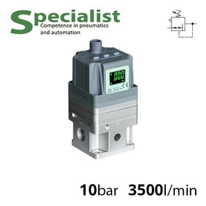 SA-EPV - Електропневматичний регулятор тиску повітря G1/4", 10 бар, 3500 л/хв