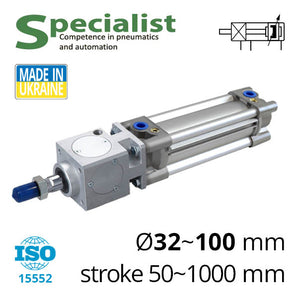 Пневматичні циліндри з аварійною зупинкою ходу серії SC-CPIRL за ISO 6431/15552