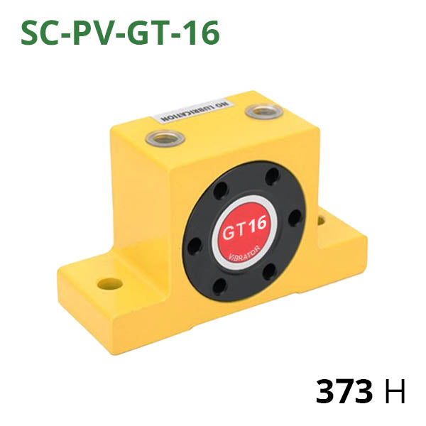 Промисловий пневмовібратор турбінний серія SC-PV-GT-16 та різьбою G 1/4″