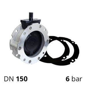 Засувка для сипучих матеріалів DN150 (SCBF-BV2-6JA-150)