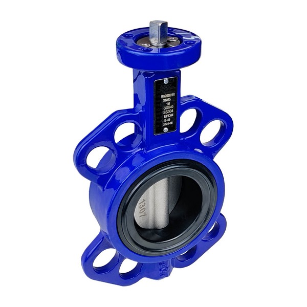 Дискова поворотна засувка ДУ 80 чавунна міжфланцева нерозбірна серії SCBF-D673-10XEX-80