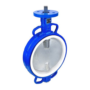 Дисковый поворотный затвор ДУ 250 нержавеющий межфланцевый разборной серии SCBF-D674