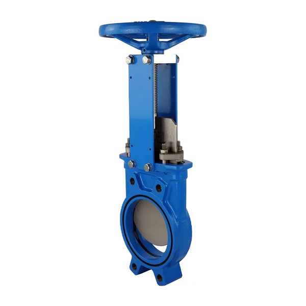 Шиберна засувка ножова ДУ 50 чавунна SCBF-PZ673X-10JC-50 з маховиком