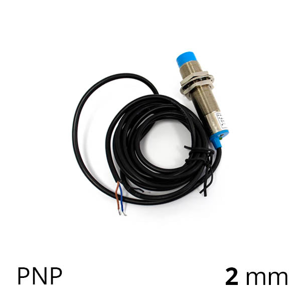 Індуктивний датчик PNP NO, M12 мм, 2 мм, IP66