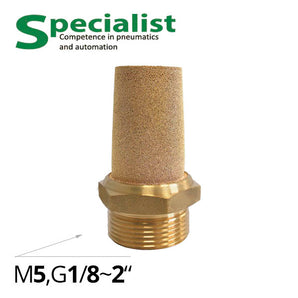 Бронзовий пневматичний глушник серії SF-BSL