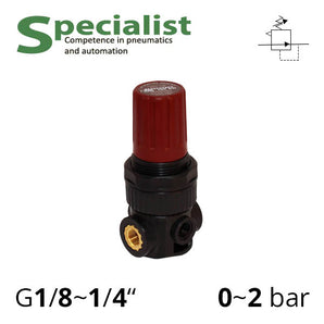 SSA-MR-039-R - серія механічних мінірегуляторів зі скиданням надлишкового тиску повітря AirComp