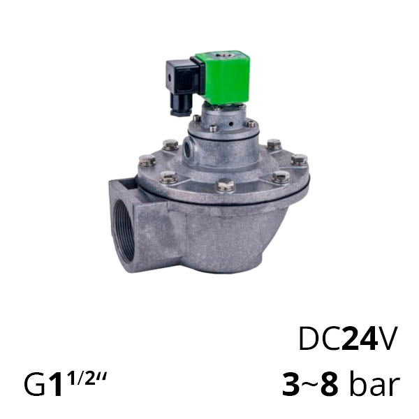 Импульсный резьбовой клапан 1½″ для рукавных фильтров SV-RMD-ES-22NC-40