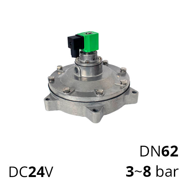 Импульсный фланцевый клапан ДУ62 для очистки фильтров SV-RMDF-ES-22NC-62