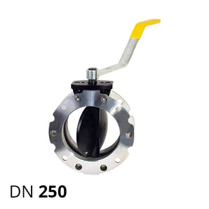 Засувка з рукояткою для сипучих матеріалів DN250 (SCBF-BV2-6JA-250-H)