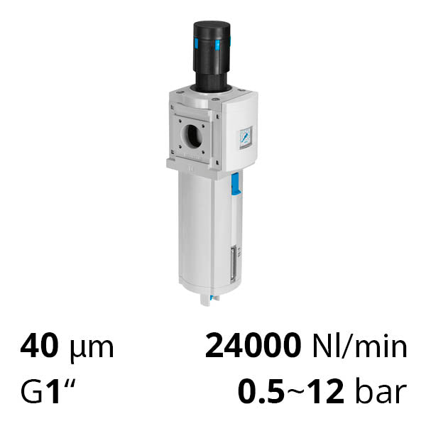 Фільтр-регулятор для стисненого повітря MS9-LFR-AGF-D7-E-U-M-AG-BAR
