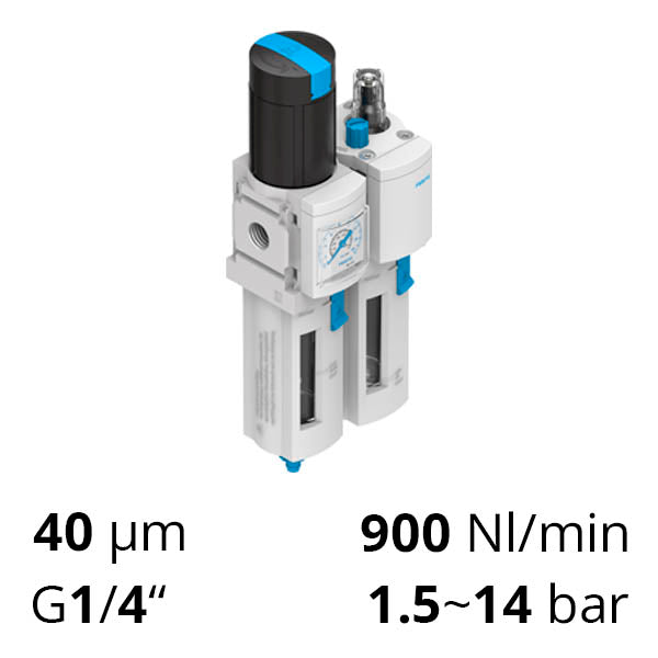 Комбінований блок підготовки повітря Festo MSB4-1/4-FRC5:J1M1