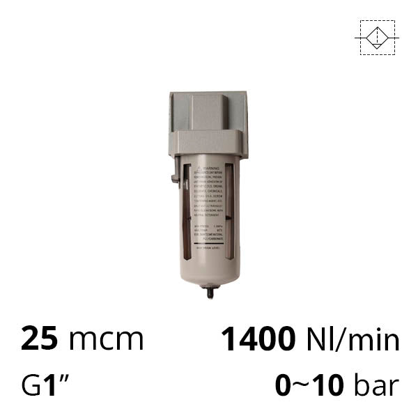 Фильтр сжатого воздуха 1 дюйм SA-F50-25