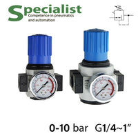 SA-RN - серія регуляторів тиску повітря з манометром