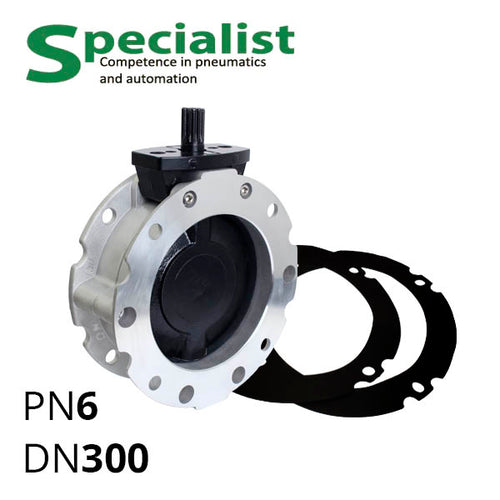 Засувка для сипучих матеріалів DN300 (SCBF-BV2-6JA-300)