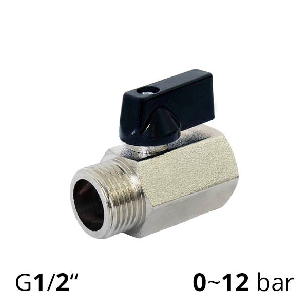 Кран кульовий 1/2″ вн. - зовн. різьбовий бронзовий (SCBV-Q201-16FB-15-SF)