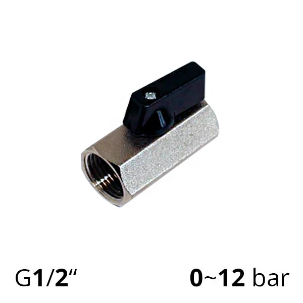 Різьбові мініатюрні кульові крани серії SCBV-Q201 з рукояткою