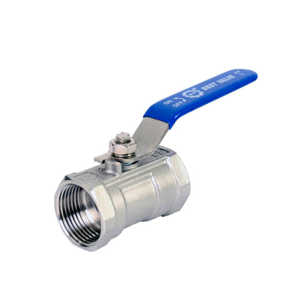 Кульовий кран муфтовий 3/4″ сталевий нержавіючий ДУ20 з рукояткою SCBV-Q601-16FA-20