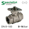 Фото Шаровой кран 3/8″ муфтовый нержавеющий двухходовой SCBV-Q610F-16FC-10