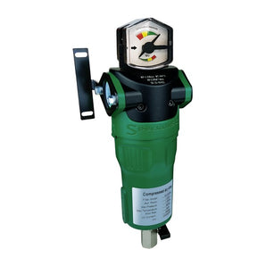 Угольный фильтр для компрессора ½″ на 1,2 м³/мин с индикатором загрязнения и без него