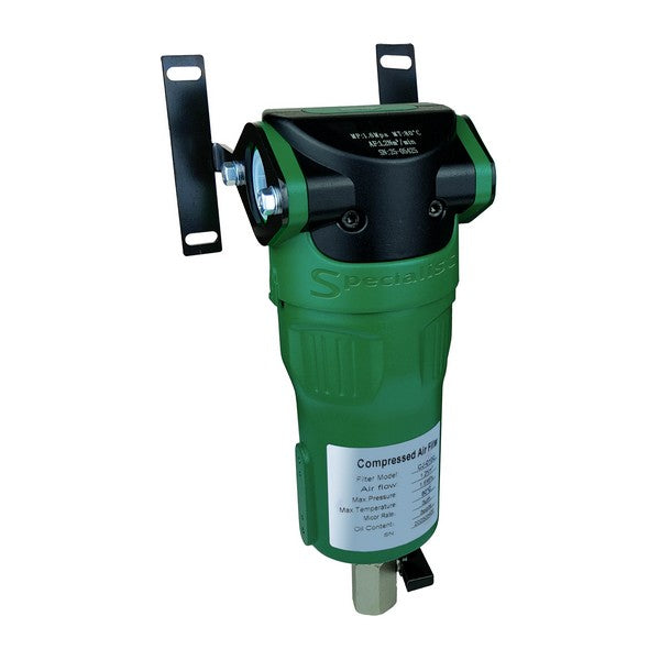 Вугільний фільтр для компресору ½″ на 1.2 м²/хв з індикатором засмічення SCC-FJ