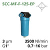 Фото Магистральный фильтр серии SCC-MF для сжатого воздуха после компрессора