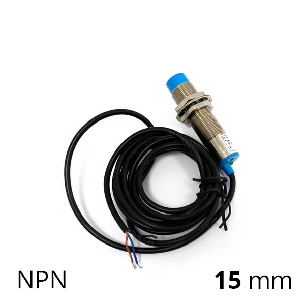 Индуктивный датчик приближения 15 мм, 3-проводной NPN