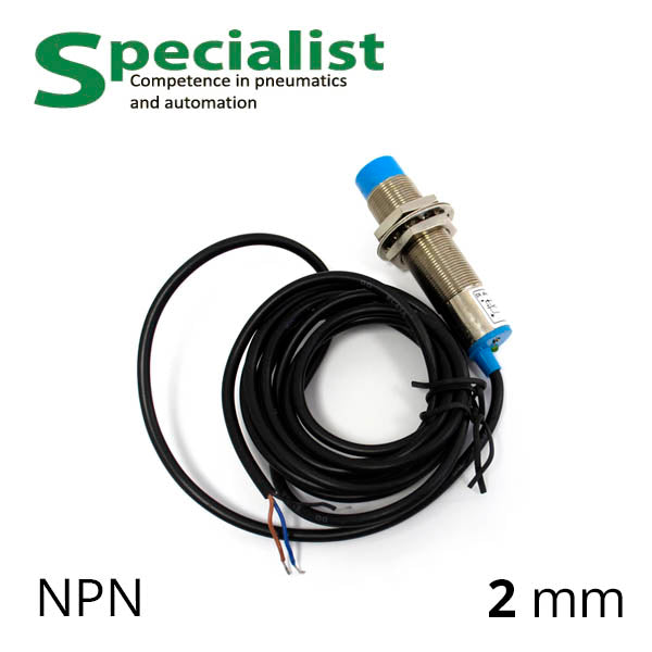 Индуктивный датчик приближения 2 мм, 3-проводной NPN