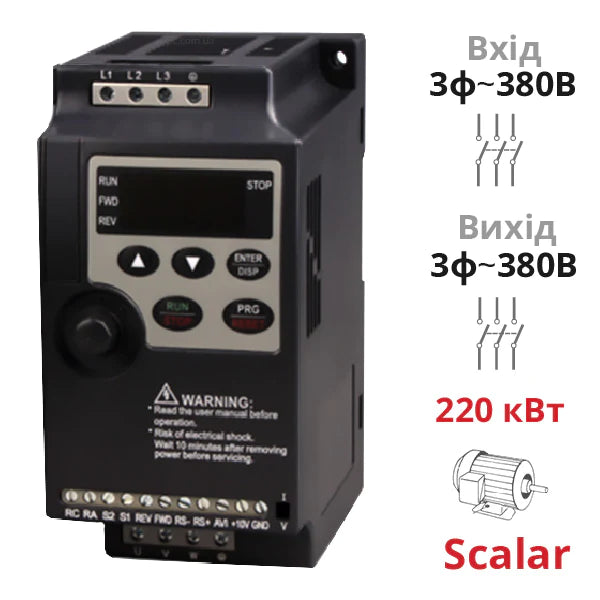Частотный преобразователь 2,2 кВт 220/380В* INNOVERT ISD mini PLUS