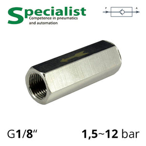 Обратный клапан 1/8″ для пневматики SV-CV-01