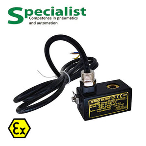 Вибухозахищені електромагнітні котушки 220в, 110в, 24в для клапанів