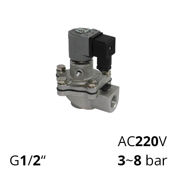 Импульсный электромагнитный клапан 1/2″ для фильтров SV-RMZ-ES-22NC-15