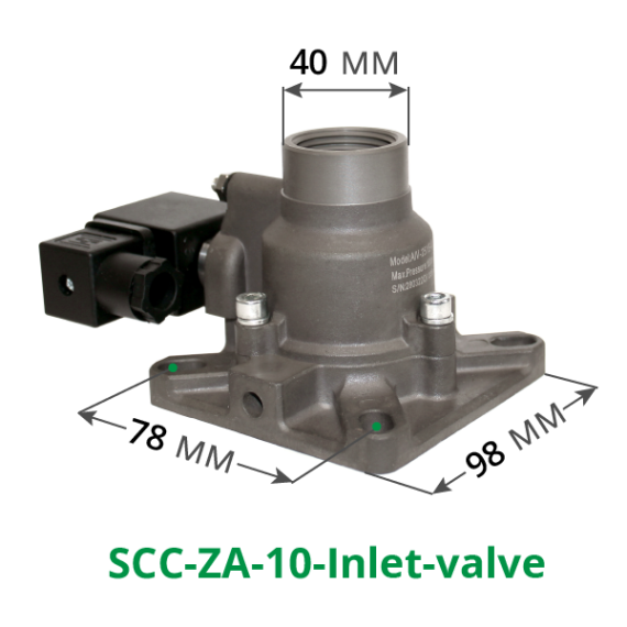 Compressor suction valve 5.5 kW