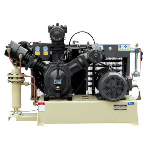 Oil-free piston compressor 40 bar, 1100 l/min, 15 kW (SSC-PS-15-40-BM)