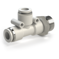 Tee fittings for compressor