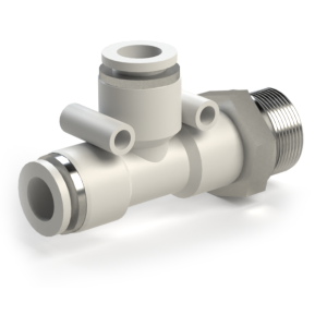 SF-EPD tee collet for tube 4~12mm with external thread G1/8