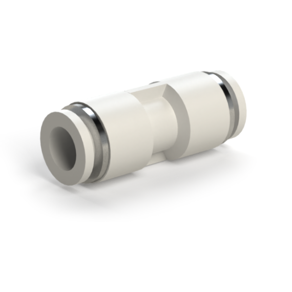 Plastic collet fitting of the SF-EPU series straight through (lifeguard)