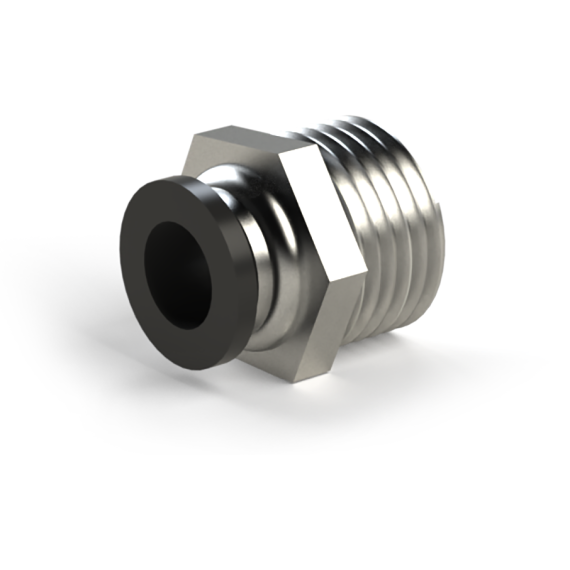 Plastic collet fitting SF-IPC straight fitting