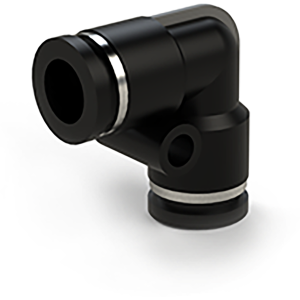 Corner pneumatic fitting with collet SF-IPV