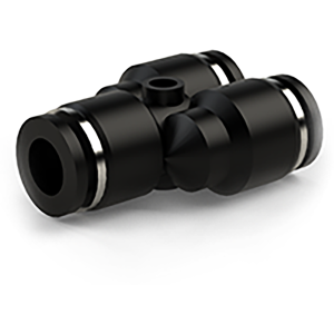 Plastic tee fitting with collet SF-IPY