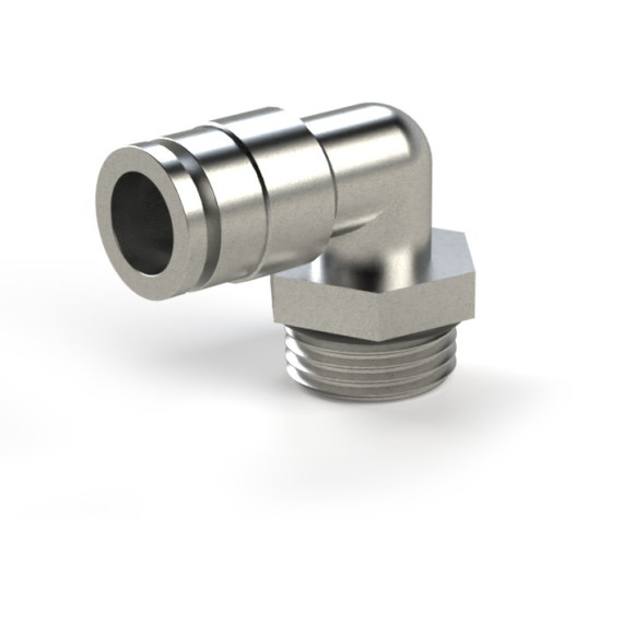 Bronze fitting SF-MPL series angle collet adapter with external thread