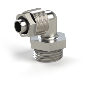 Metal fitting with union nut SF-NPL angle fitting