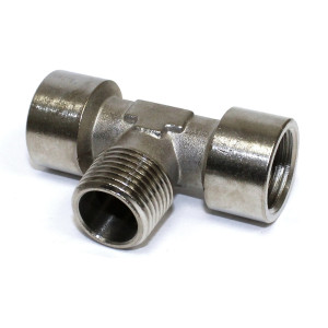 Transition tee SF-Z2060 made of bronze, from external to internal thread