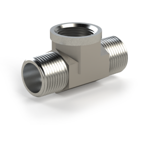 Adapter tee SF-Z2090 made of bronze, from internal to external threads