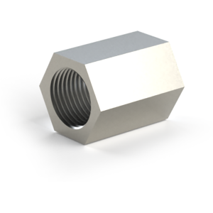 Bronze fitting series SF-Z2543 straight nipple straight through with internal thread