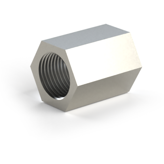 Bronze fitting series SF-Z2543 straight nipple straight through with internal thread