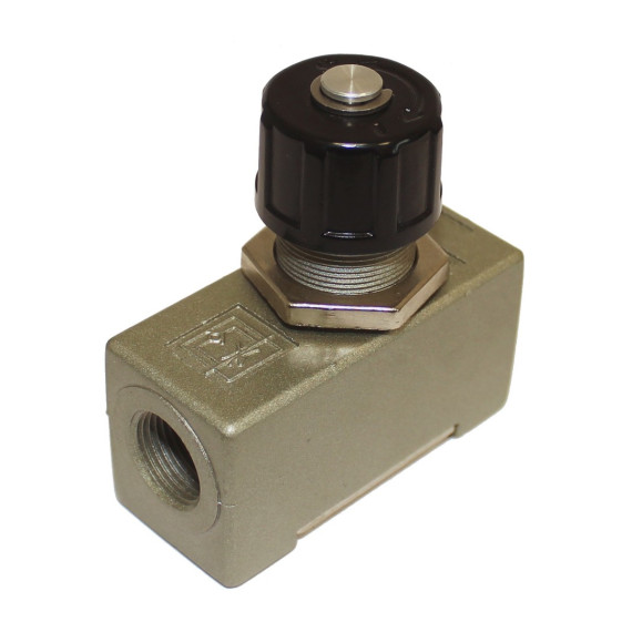 Pneumatic choke with SO-ASHU non-return valve