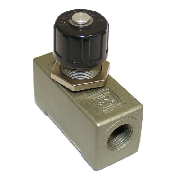 Pneumatic choke with SO-ASHU non-return valve