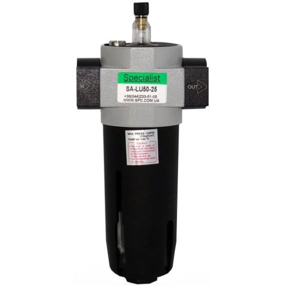 Lubricators up to 8100 l/min, 1/4″, 3/8″, 1/2″, 3/4″, 1″, 0~10 bar (SA-LU series)