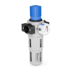 Air filter regulators 1700-11500 l/min, 1/4″~1″, 25 μm (SA-WN) with pressure gauge