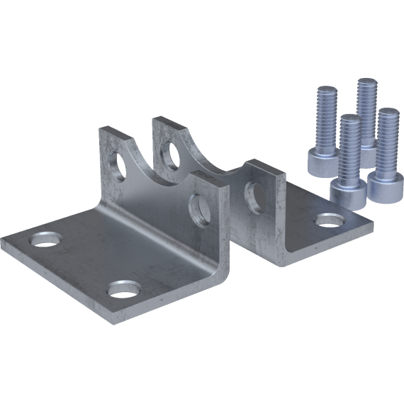 Mounting legs type SC-ISO6431-LB for pneumatic cylinders ISO 15552